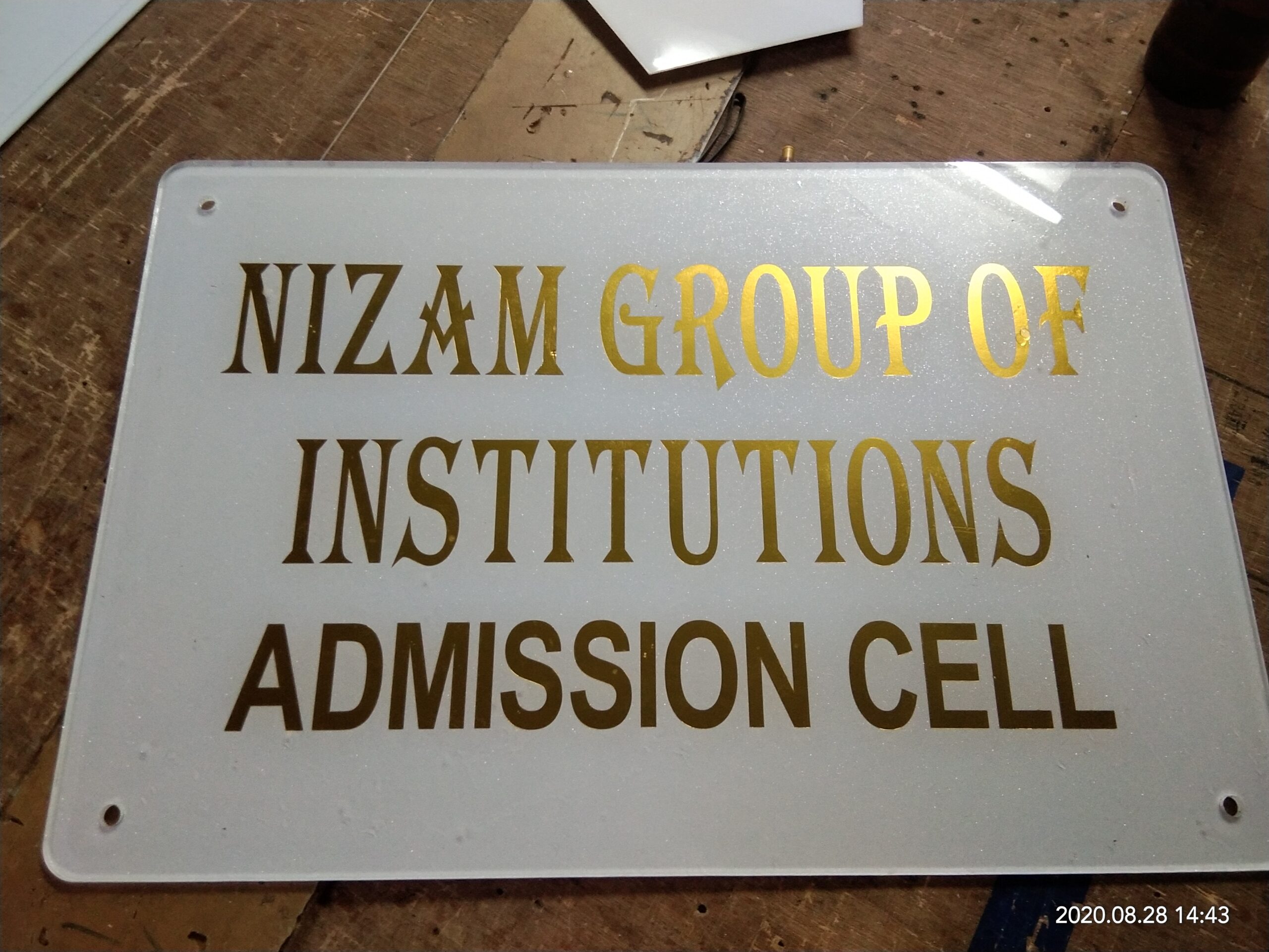 Acrylic Board project